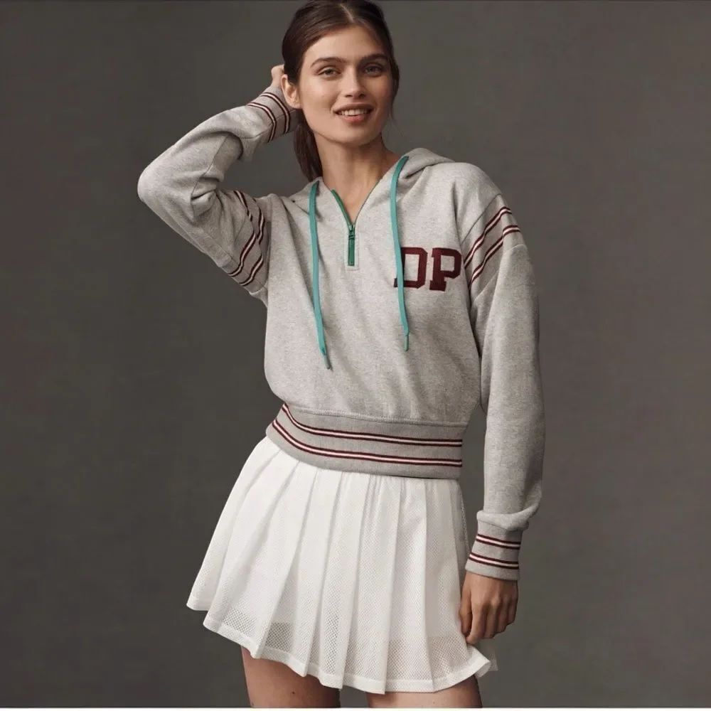 NWT Anthropologie Daily Practice Drawstring Hooded Sweatshirt Size Medium
